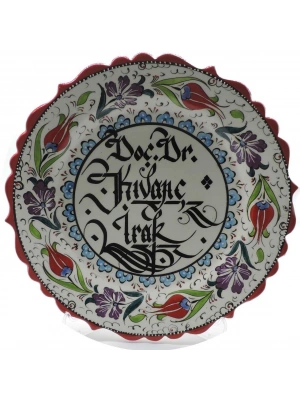 Doktora Hediye Kaligrafi Tabağı