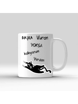 Esprili Baskılı Kupa Bardak