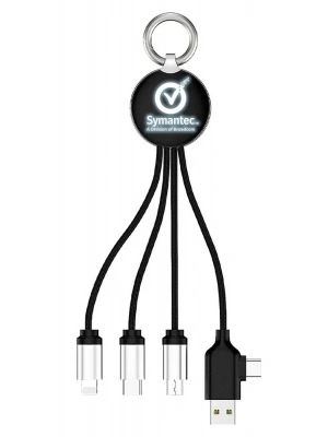 IŞIKLI POWERBANK KABLOSU TYPE-C GİRİŞLİ