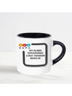 İsme Özel Logolu Baskılı Porselen Çay ve Kahve Fincanı