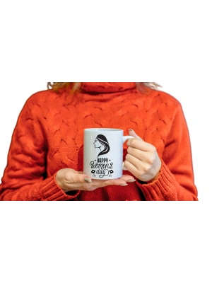 Kadınlar Gününe Özel Baskılı Kupa Bardak