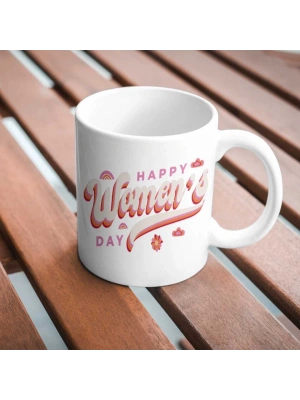 Kadınlar Gününe Özel Baskılı Kupa Bardak