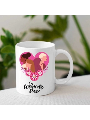 Kadınlar Gününe Özel Baskılı Kupa Bardak