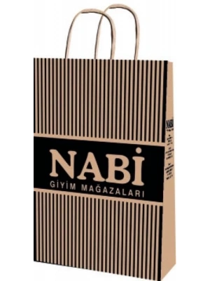 KAHVERENGİ TESTLİNER KARTON ÇANTA