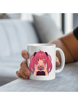 Karakter Baskılı Seramik Kupa Bardak