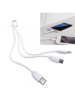 KARLO ÜÇLÜ ŞARJ KABLOSU