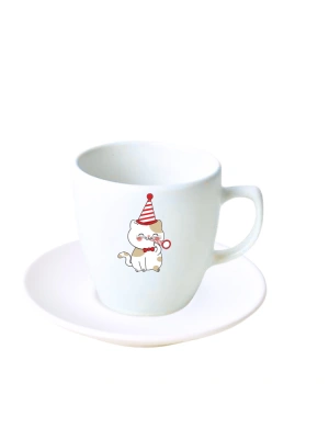 Yeniyıl Konsepti Türk Kahve Fincanı