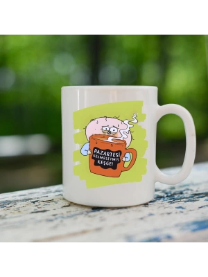 Nazar Boncuklu Nescafe ve Çay Bardak Baskılı Fincan