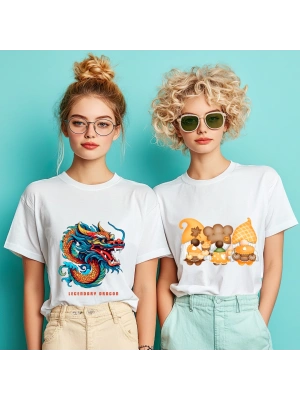 Kişiye Özel Baskılı Yılanlı- Anıt Baskılı Tişört