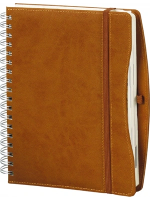 KORUTÜRK SPİRALLİ TERMO DERİ AJANDA