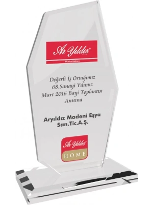 LİBRARY KRİSTAL PLAKET