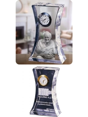 MİRİ KRİSTAL MASA SAATİ