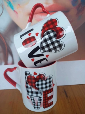 Mug Kupa Sevgililer Gününe Özel Kupa 2li
