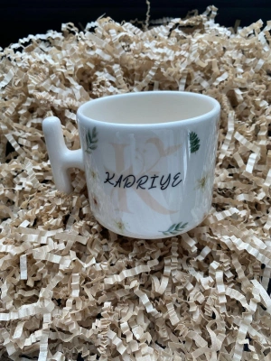 Mug Kupa Kişiselleştirilebilir HARFLİ KUPA  Özel Günler Kupa Fincan