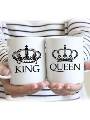 Mug Kupa Kıng ve Queen
