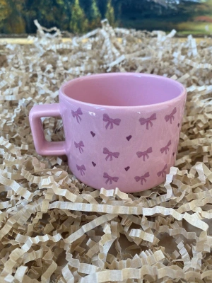 MugKupa Doğum Günü Hediye Fiyonklu Özel Günler Pembe Fincan