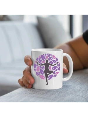 Nefesini Hisset Baskılı Seramik Kupa Bardak