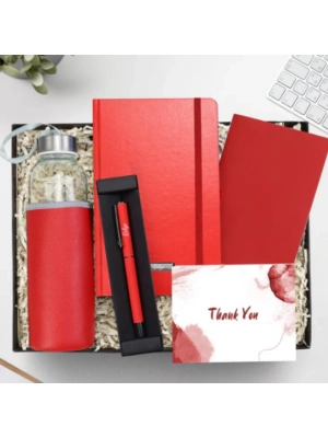 Bayram, Doğum Günü, Kadınlar Günü, Kurumsal Hediye, Sevgili, Yıl Dönümü Hediye Seti Kırmızı