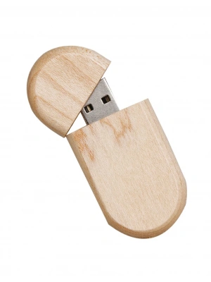 OVAL AHŞAP USB BELLEK