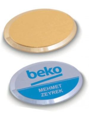 OVAL METAL İSİMLİK