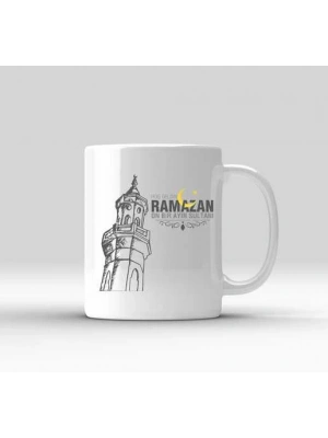 Ramazan Temalı Baskılı Kupa
