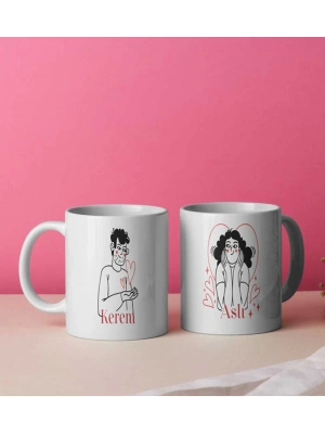 Sevgililer Gününe Özel Baskılı Kupa Bardak