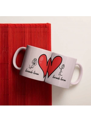 Sevgililer Gününe Özel Baskılı Kupa Bardak
