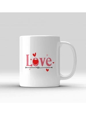 Sevgililer Gününe Özel Baskılı Kupa Bardak