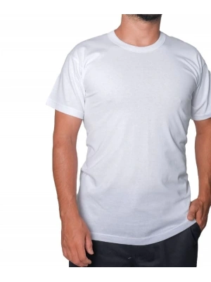 Toptan Promosyon Logo Baskılı Beyaz Tişört