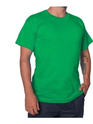 Toptan Promosyon Logo Baskılı Yeşil Tişört