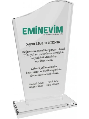 SİVE KRİSTAL PLAKET