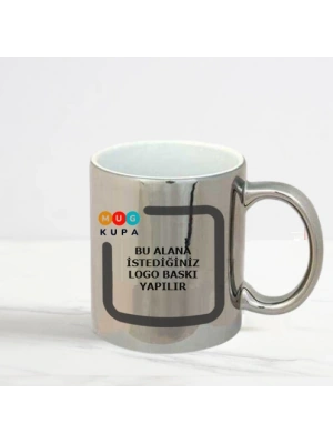 Toptan Aynalı Platin Baskılı Kupa Bardak