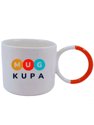 Toptan Baskılı Yuvarlak Kulplu Fenomen Seramik Kupa