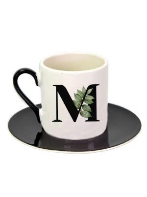 Toptan Logo Baskılı Porselen Türk Kahvesi Fincanı