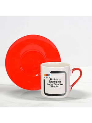 Toptan Logo Baskılı Porselen Türk Kahvesi Fincanı