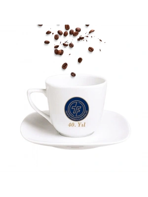 Toptan Baskısız Mimoza Güral Porselen Çay Fincanı