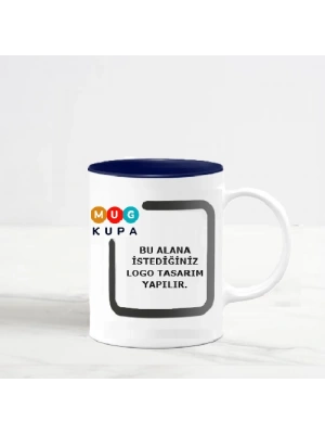 Toptan Logolu İçi Siyah Kupa Bardak