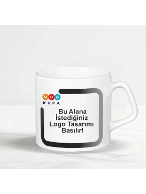 Toptan N Kulplu Baskılı Kupa Bardak