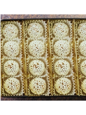 Trüf Pirinç Patlağı Kaplı Karamel Dolgulu Teneke Kutu