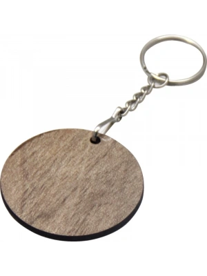 YUVARLAK AHŞAP ANAHTARLIK