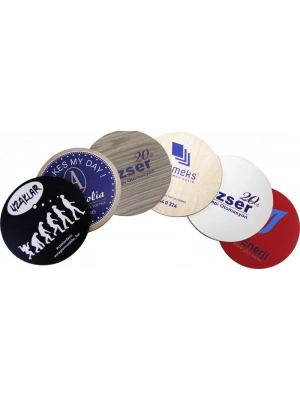 YUVARLAK AHŞAP BARDAK ALTI