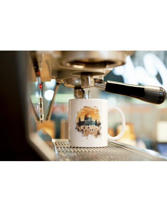 Mescidi Aksa Baskılı Kupa Bardak