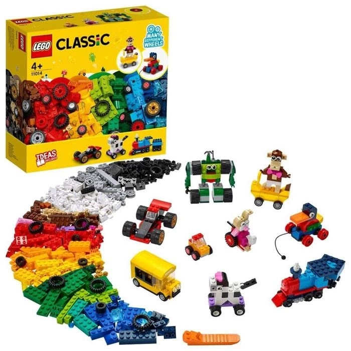 11014 LEGO Classic Yapım Parçaları ve Tekerlekler