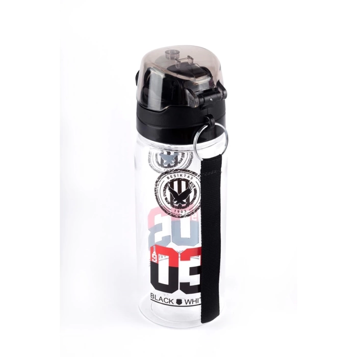 23391 BEŞKTAŞ PLASTİK MATARA 500ML SİYAH