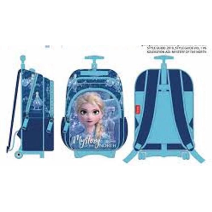 41159 FROZEN ÇEKÇEKLİ İLKOKUL ÇANTASI CHECK MYSTER