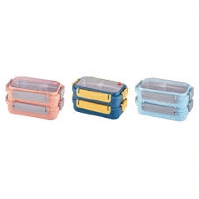 VAGONLİFE 1200 ML 3 BÖLMELİ PASLANMAZ ÇELİK LUNCHBOX BL2215