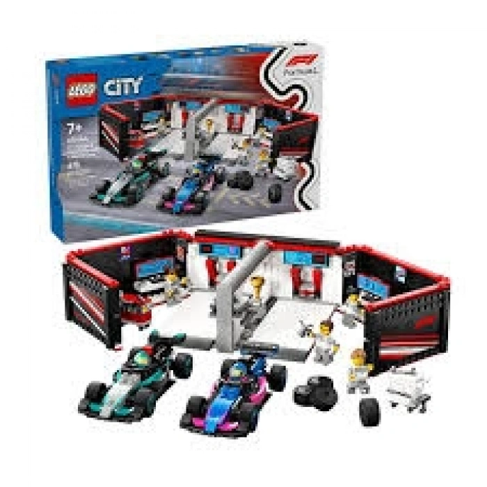 LEGO CITY F1 GARAJ AMG VE ALPİNE