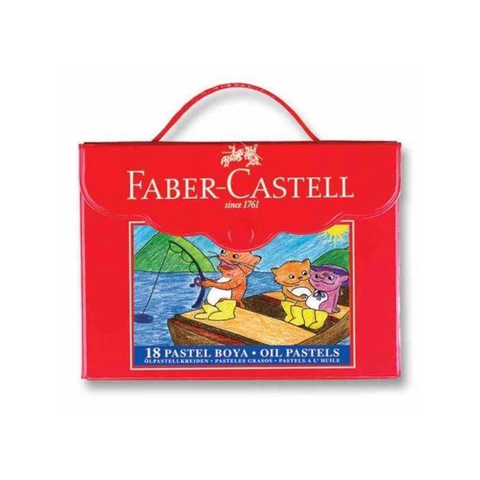 Faber-Castell Karton Çantalı Pastel Boya, 18li
