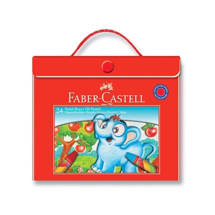 Faber Karton Çantalı Pastel Boya, 24lü