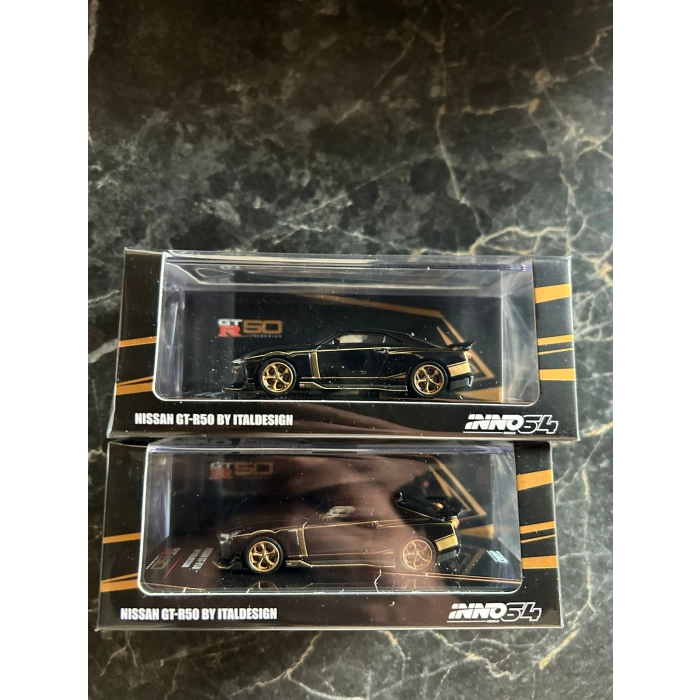 Inno 1/64 Nissan GT-R50 By ITALDESIGN Black